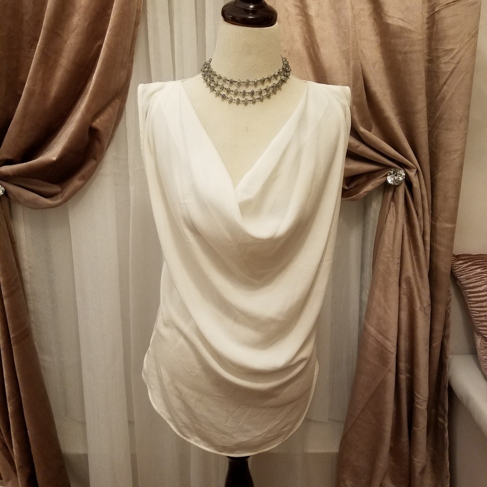 MM Couture by Miss Me Cowl Neck Back Detail Blouse